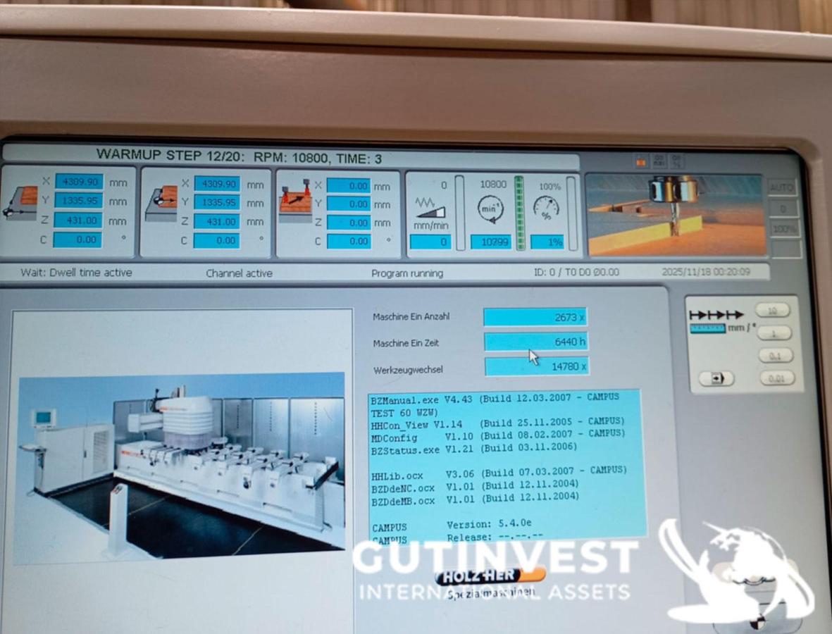 Used CNC machining center for wood