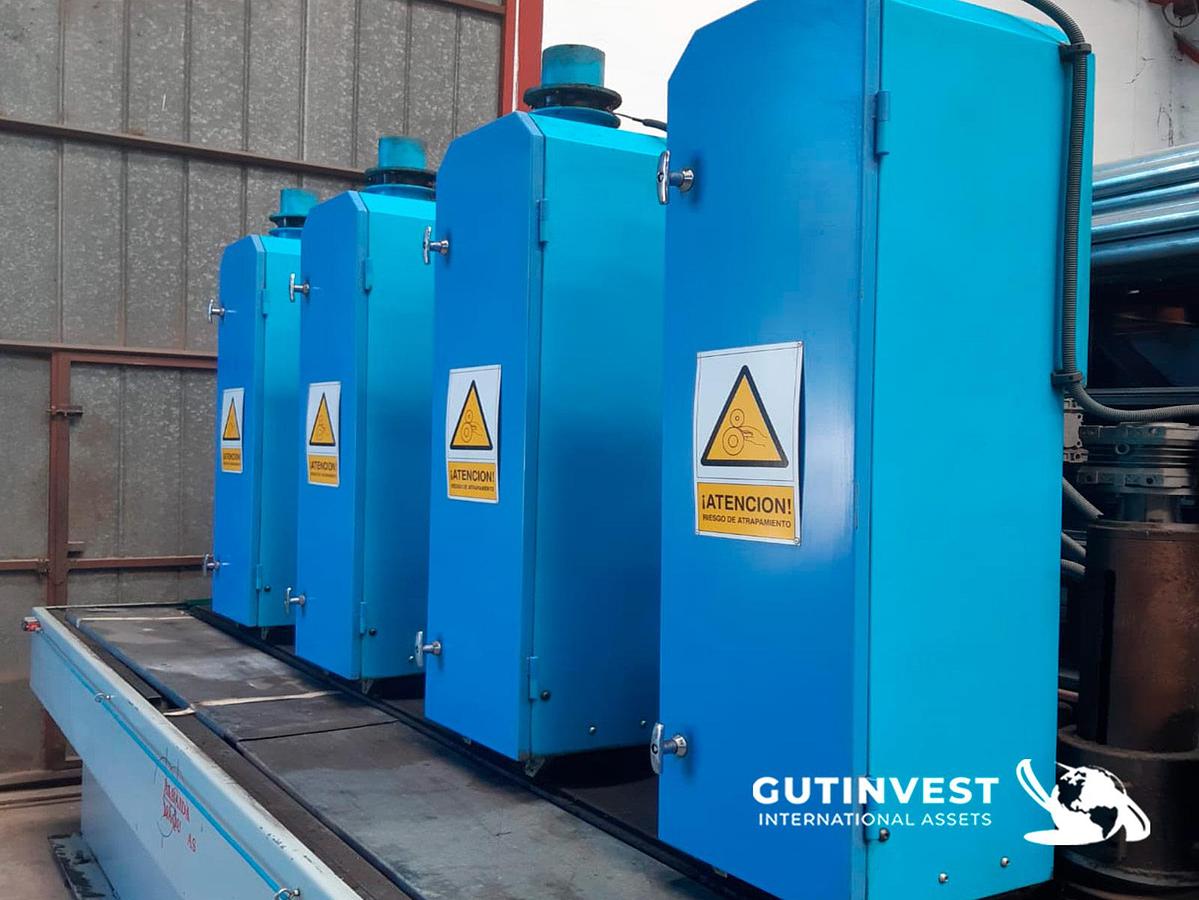 Used 1 - Polishing machine of steel tubes