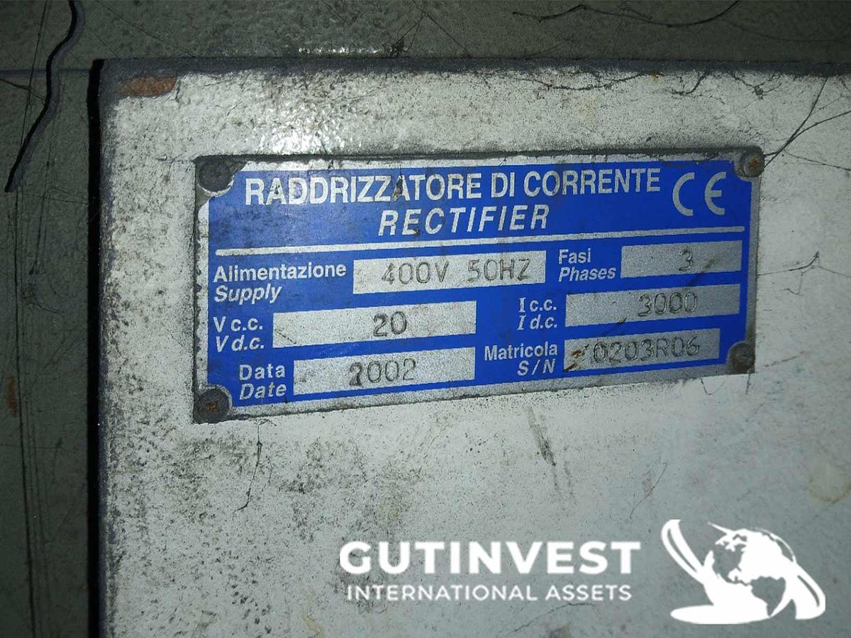 Usado Línea de galvanizado electrolítico de alambre