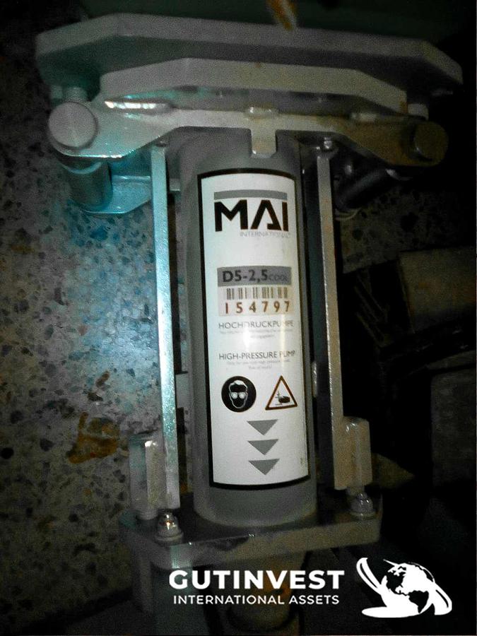 Usado 17 - Máquina para el bombeo y proyectado de materiales premezcla
