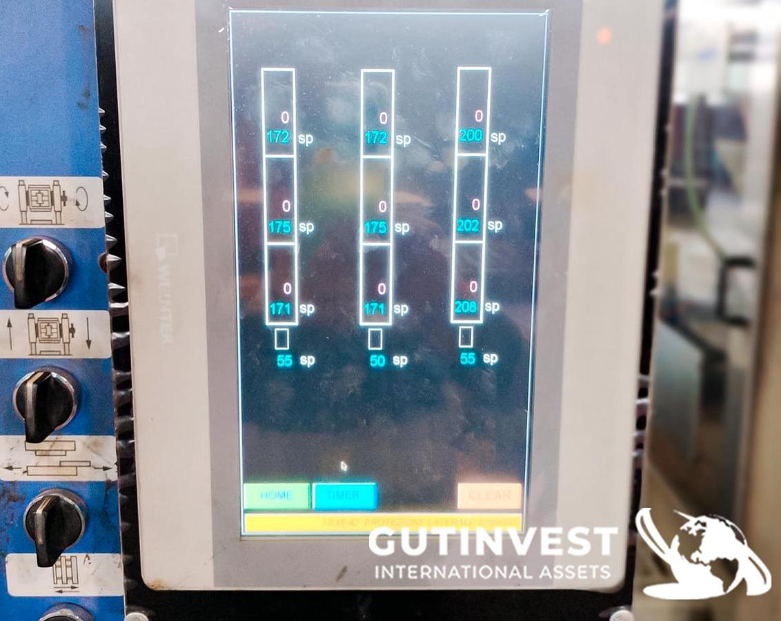 Usado (x2) Prensas para suelas de calzado Termoplásticas
