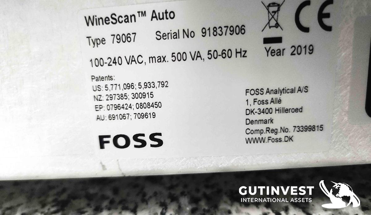 Usado 4 - Analizador de vino - FTIR (auto muestrador)