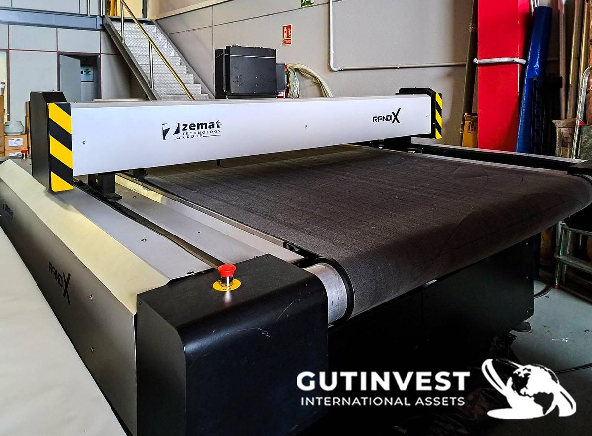 Used Cutting Table for Industrial Fabrics, Polymers, or Soft Met