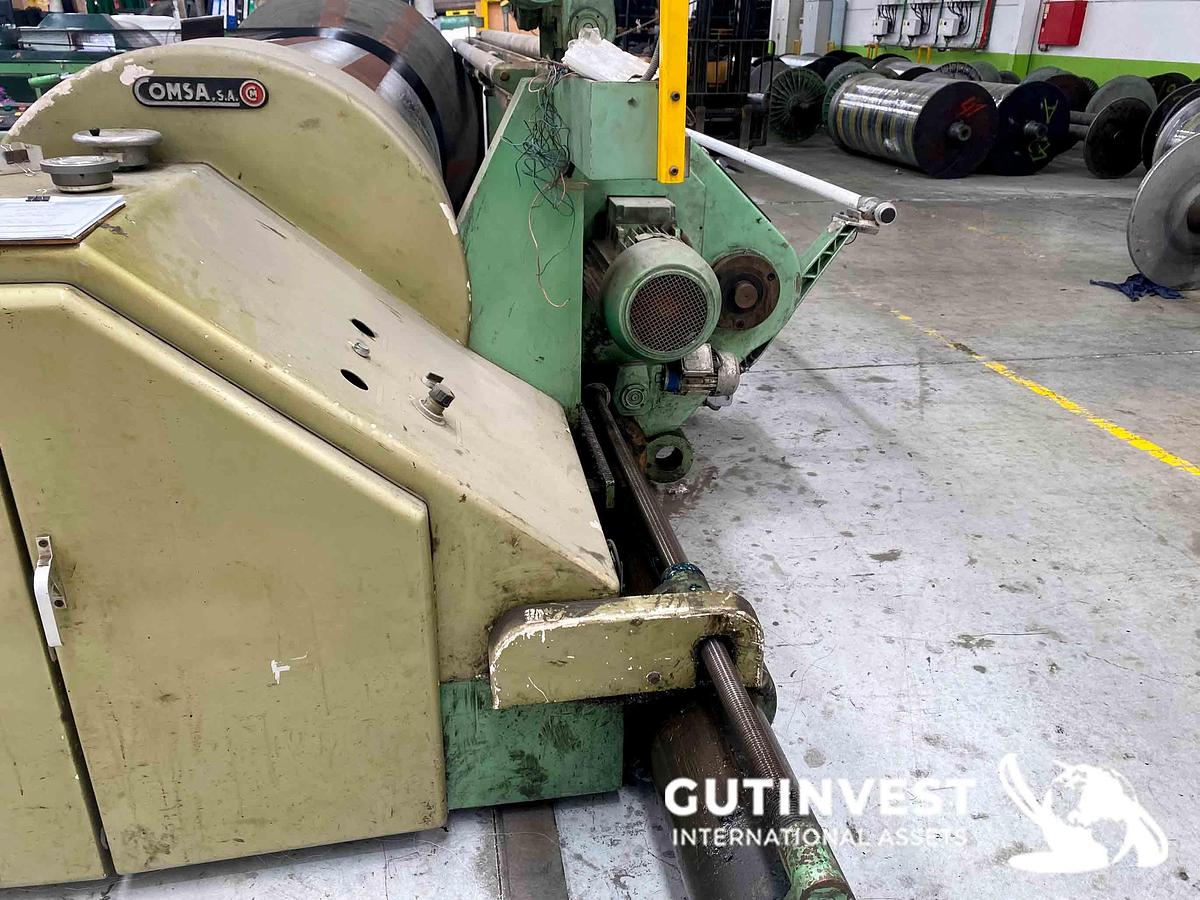 Used 1 - Sectional warping machine with two fillets