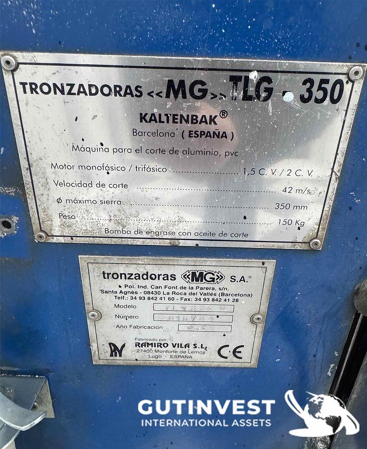 Used Aluminum and PVC cutting saw