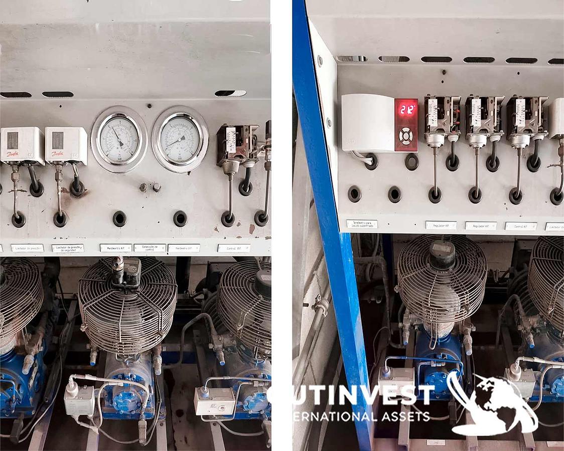 Used 1 - (x5) Frozen islands and (x3) Cold compressors