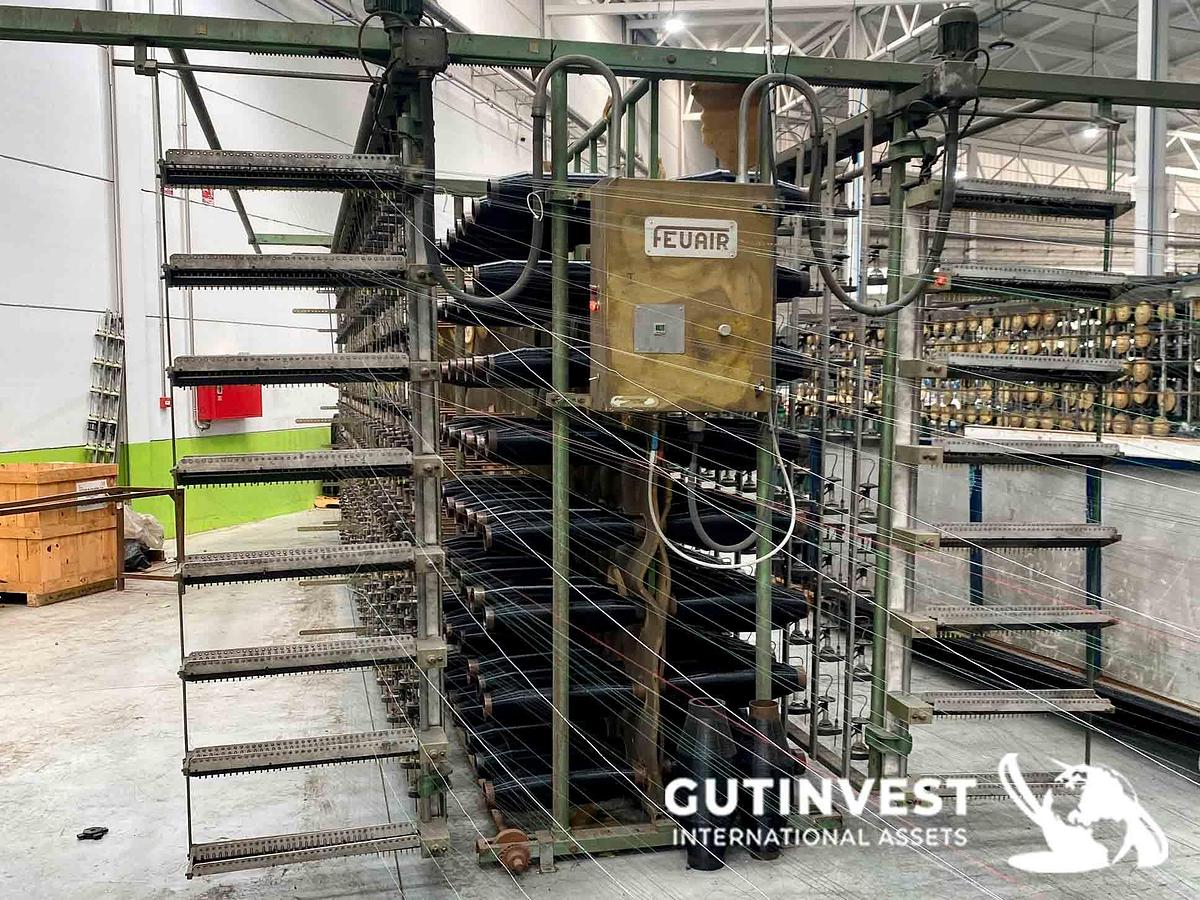 Used 1 - Sectional warping machine with two fillets