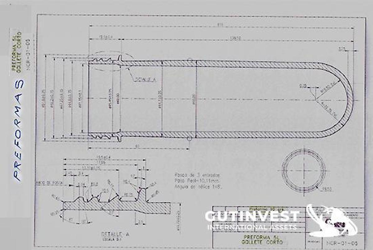 Usado 1 - Lote maquinaria - producción preformas PET-sector plástico