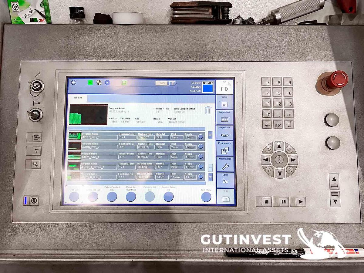 Used 1 - Laser Cutting Machine - 2kW