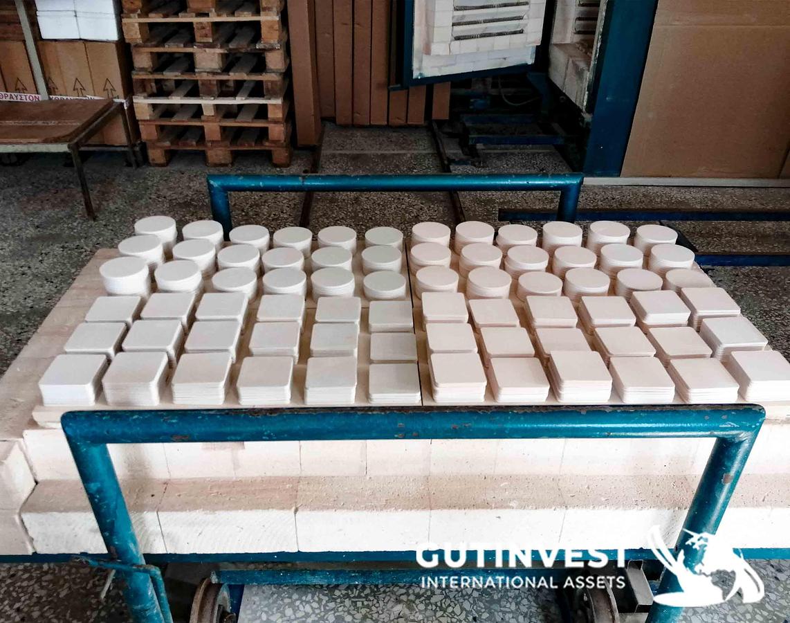 Usado Línea completa para la producción de productos cerámicos