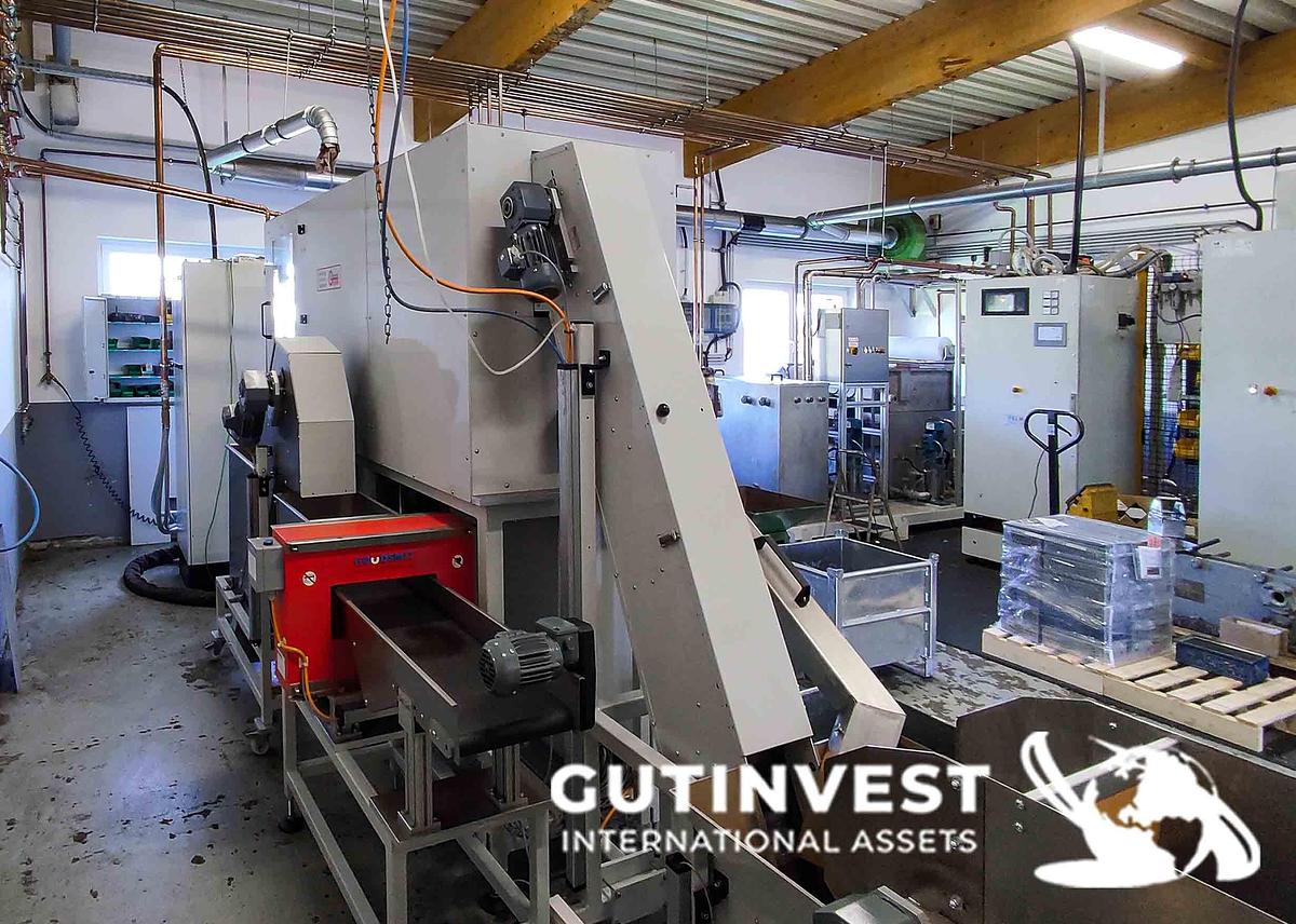 Used Automatic inductive hardening line