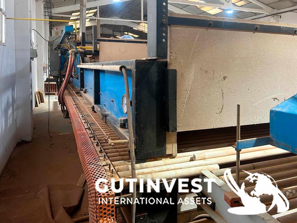 Used 1 - Roller oven for ceramic