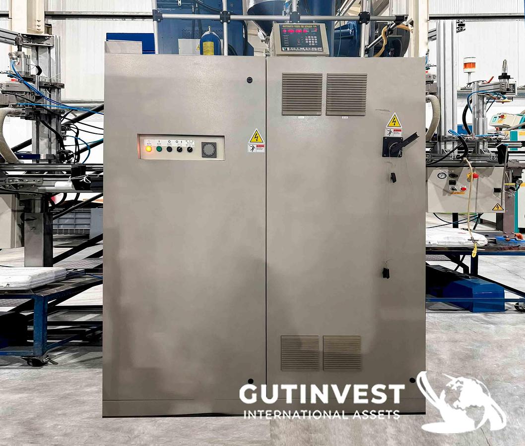 Used Plastic bottle blow molding extruder machine - 20lts