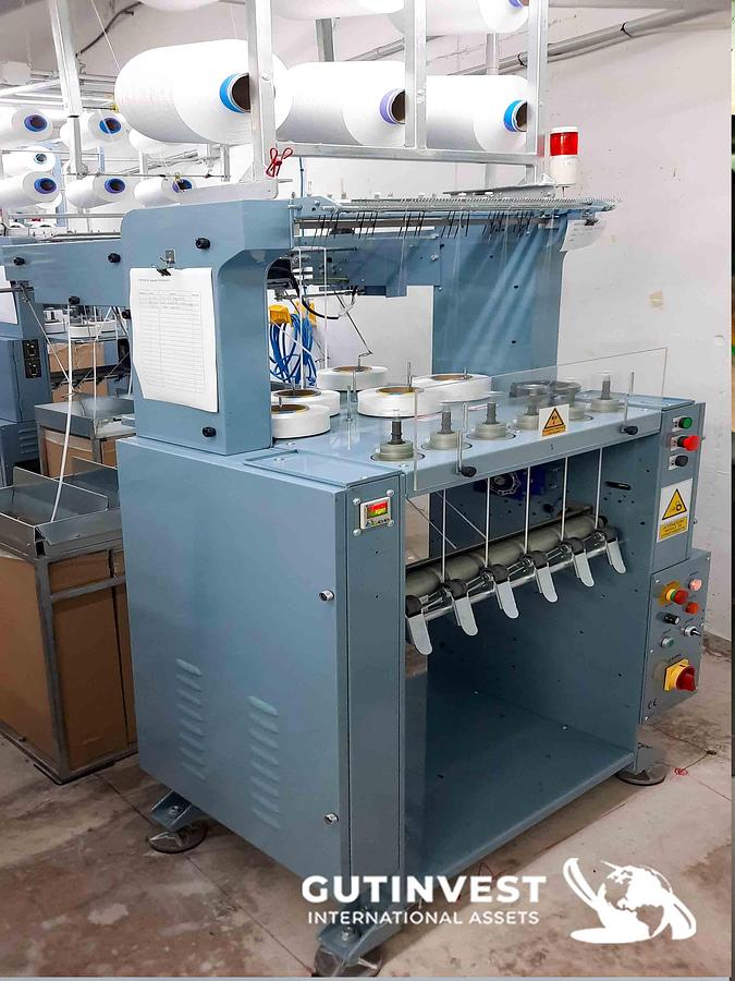 Usado 1 - (x15) Máquina tejedora cilindríca de cordones