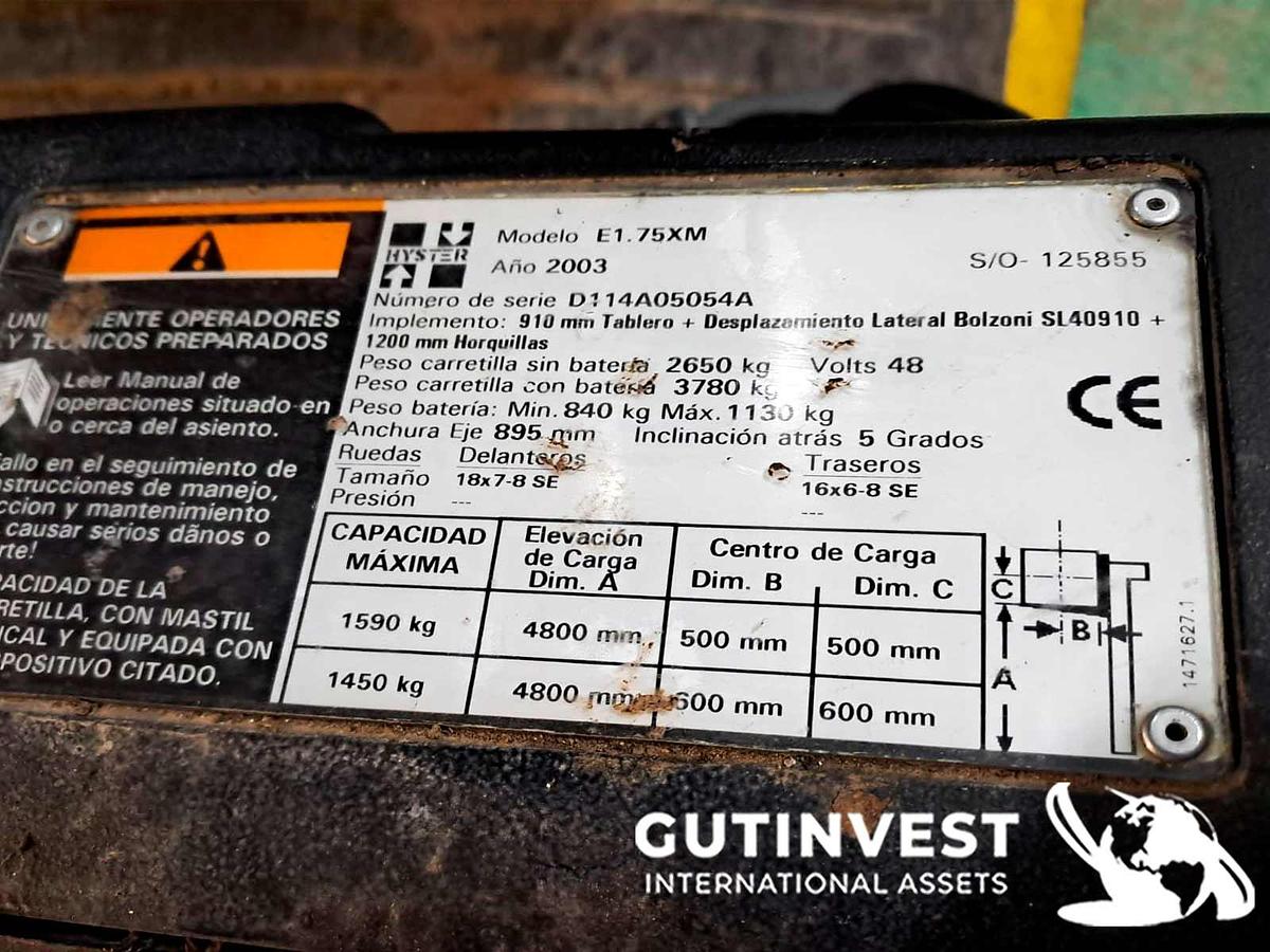Used 10 - Electric forklift - 1.5Tn