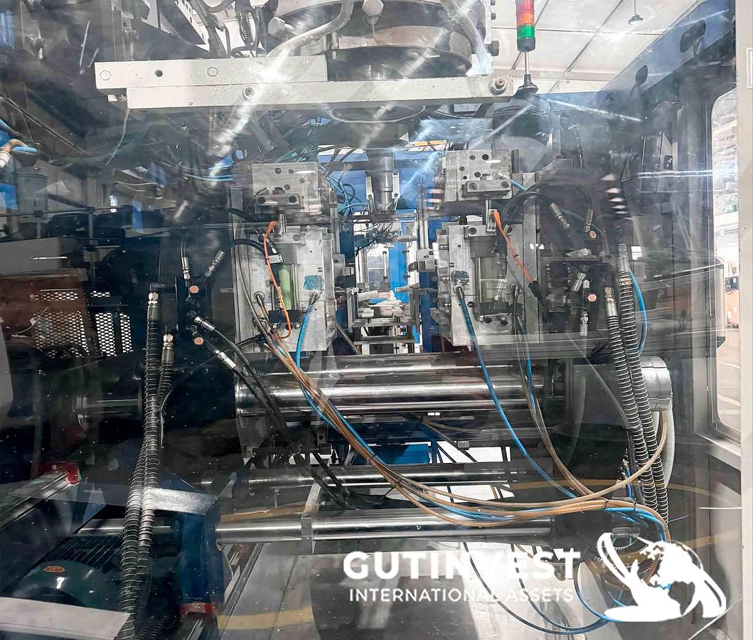 Used Plastic bottle blow molding extruder machine - 20lts