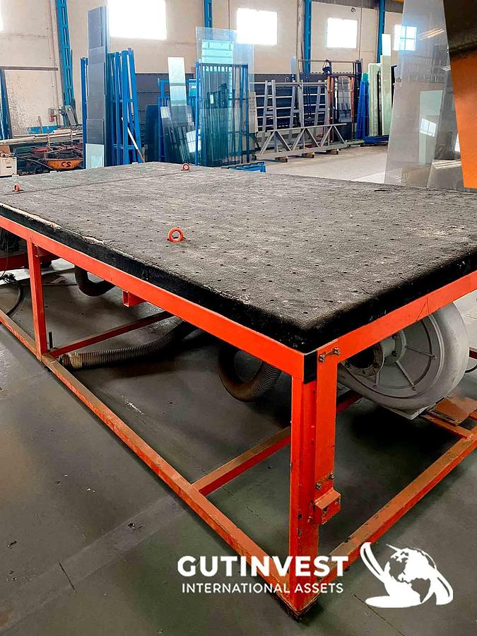 Usado 3 - Mesa de corte para vidrio laminado