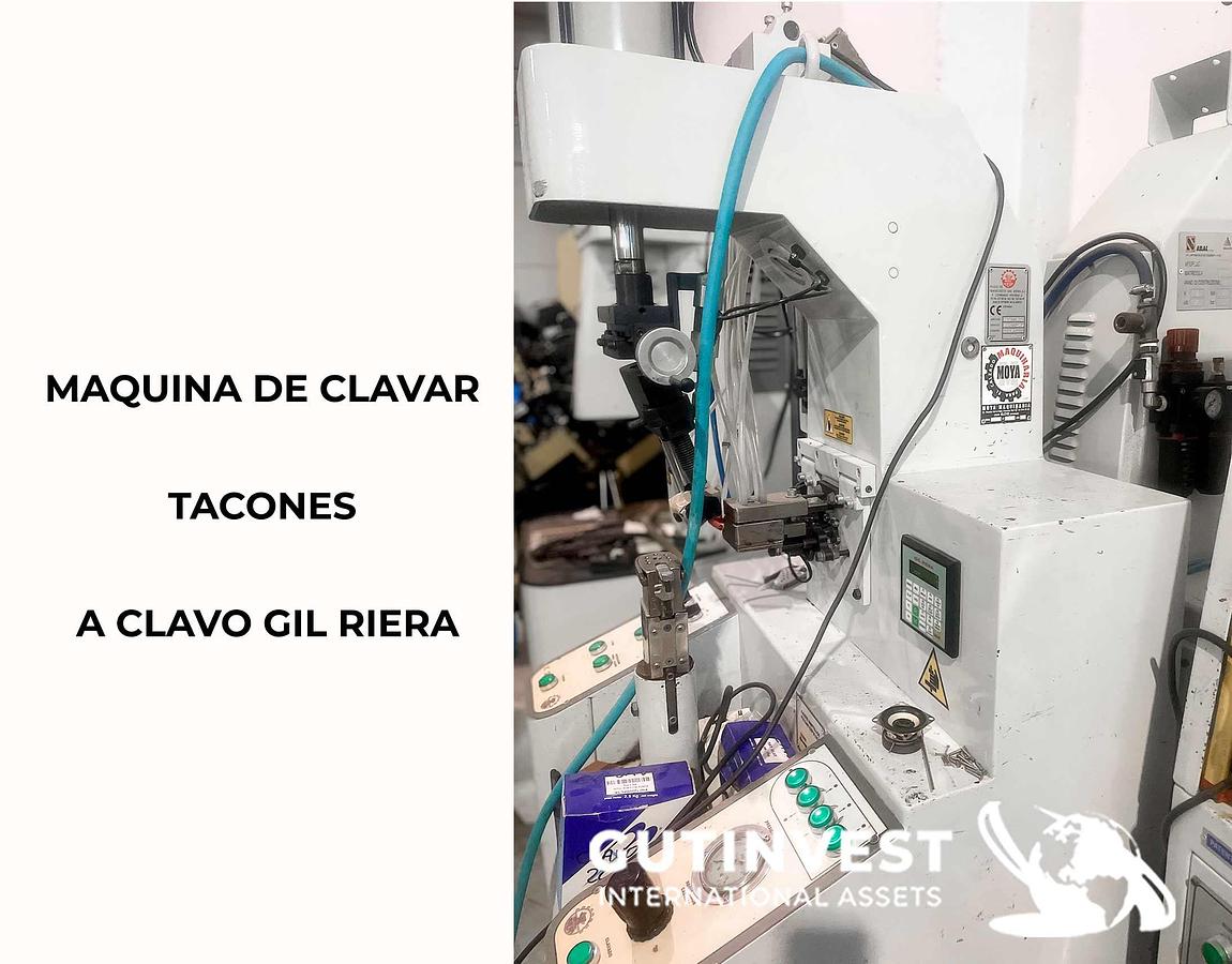 Usado 1 - Lote completo de maquinaria para fabricación de calzado