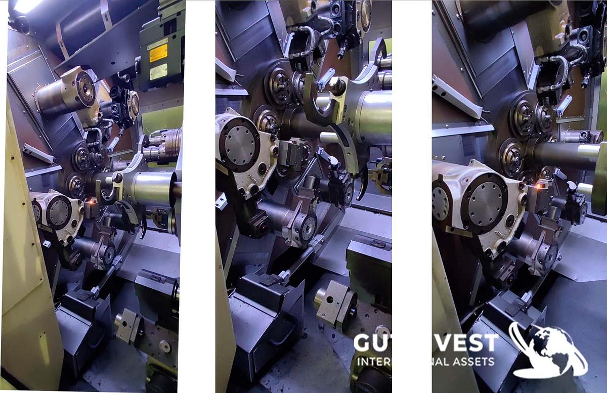 Usado Torno automático multihusillo cnc