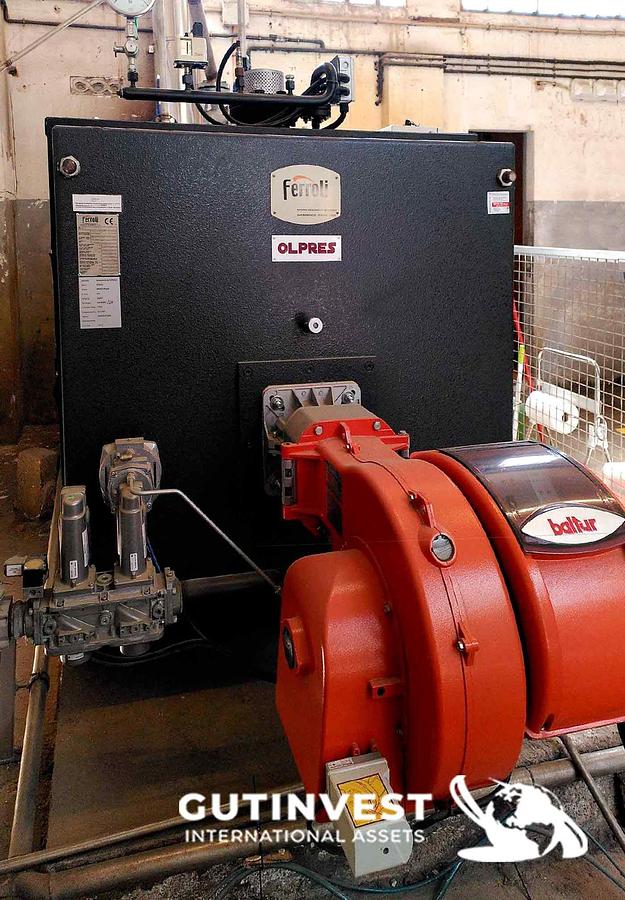 Used 1 - Steam boiler - 800kg/h for gas