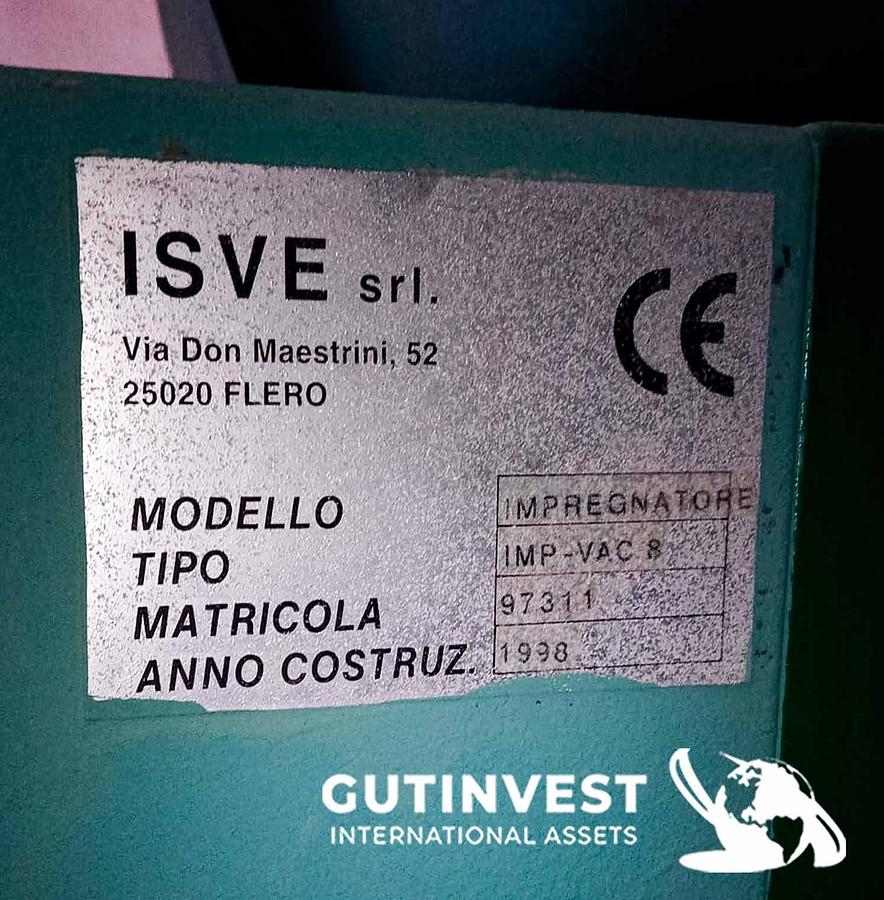 Used 1 - Autoclave for wood impregnation