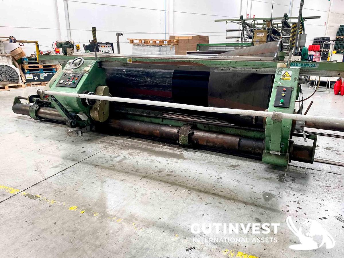 Used 1 - Sectional warping machine with two fillets