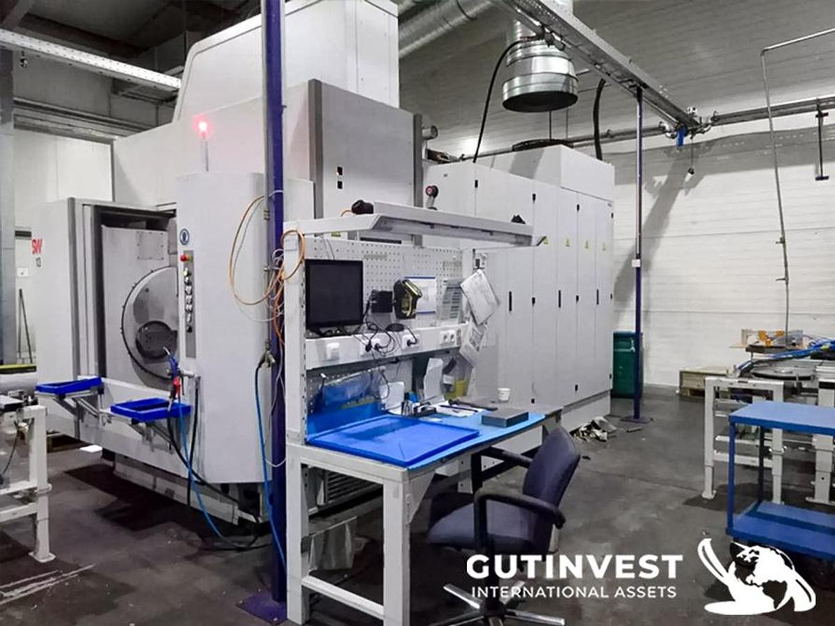 Used SW-W04-22 Twin-spindle horizontal machining center - 5 axes