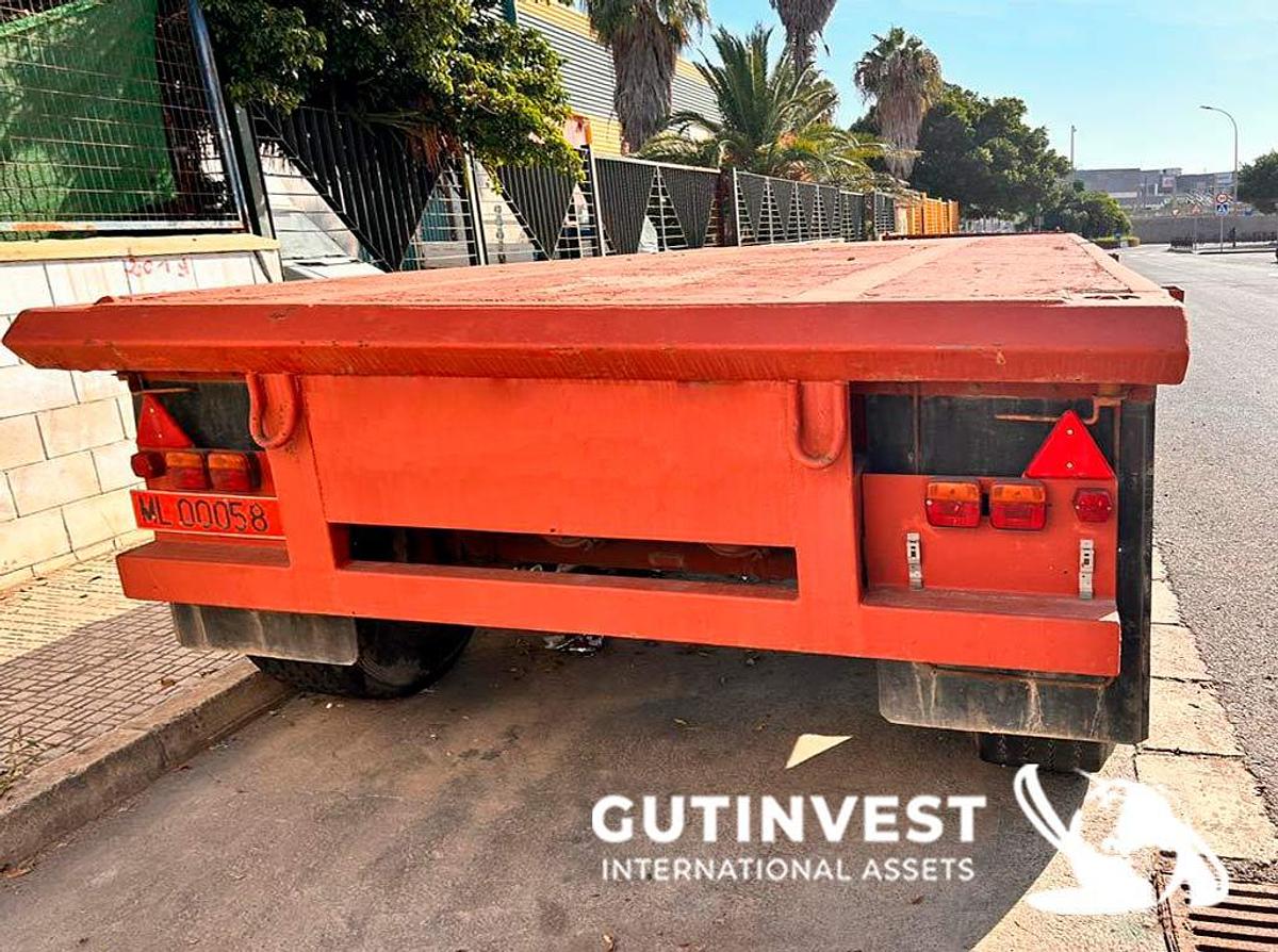 Used 3 - Container semi-trailer - 2 axles