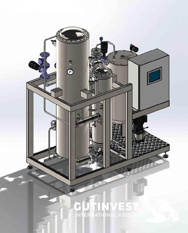 Usado 1 - Producción de agua destilada para inyección WFI.