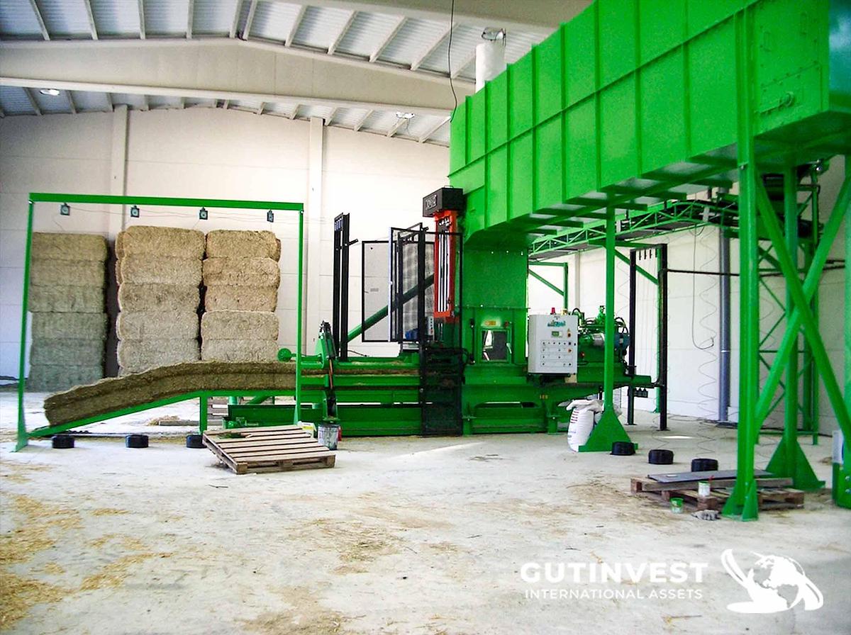 Used 1 - Complete line of bale pressing- 5,5 Tns/hour