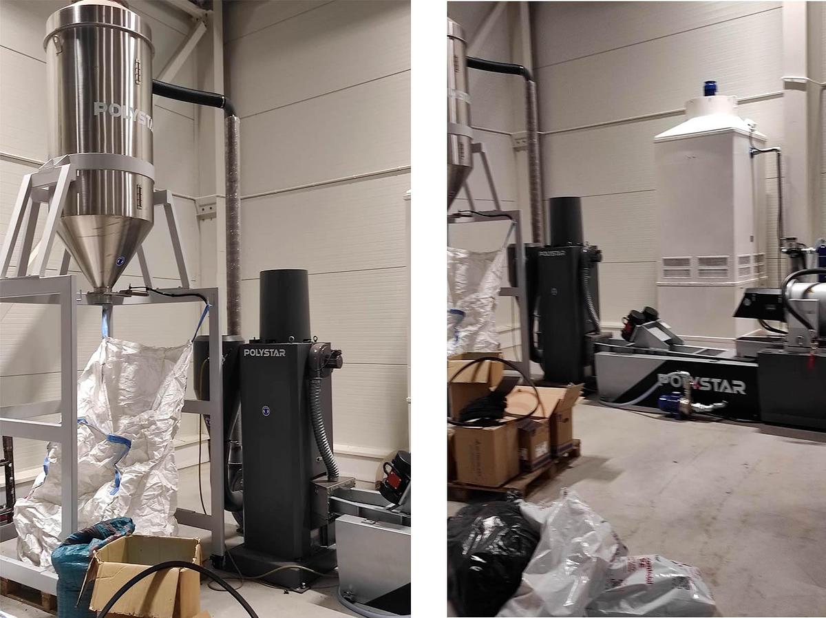 Used 1 - Plastic Film Recycling Machine - LDPE, HDPE, PP