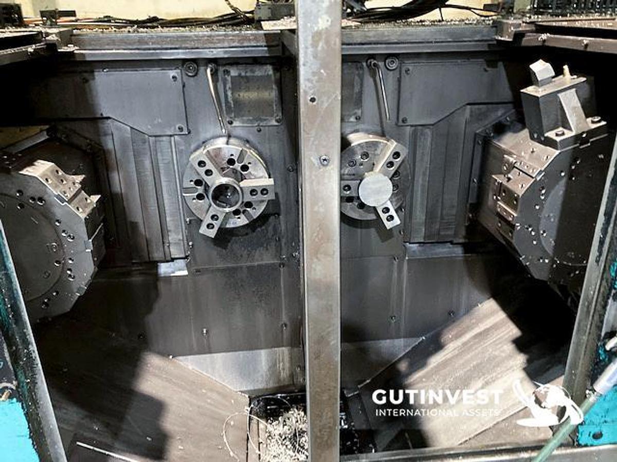 Usado 1 - Torno CNC - doble husillo y torreta