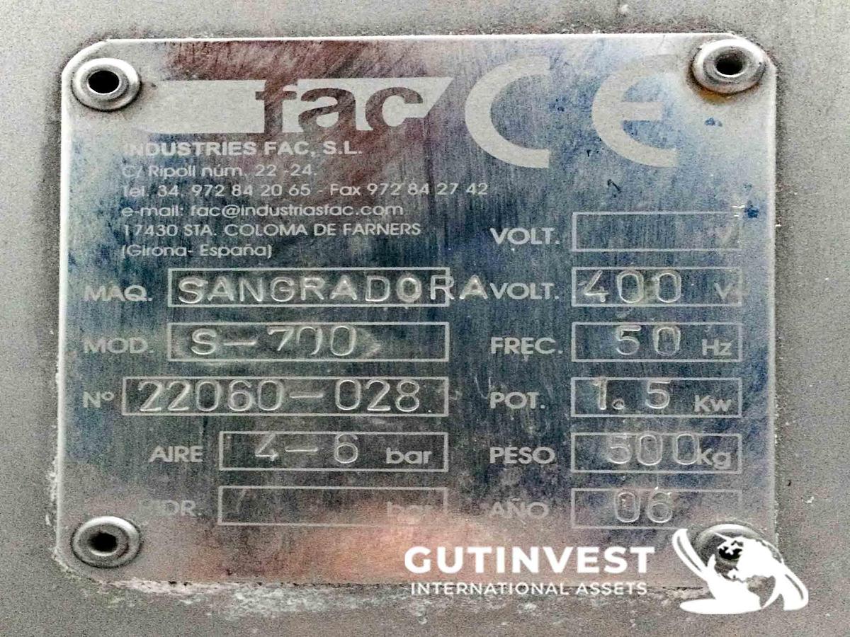 Usado Masajeadora-sangradora de jamón