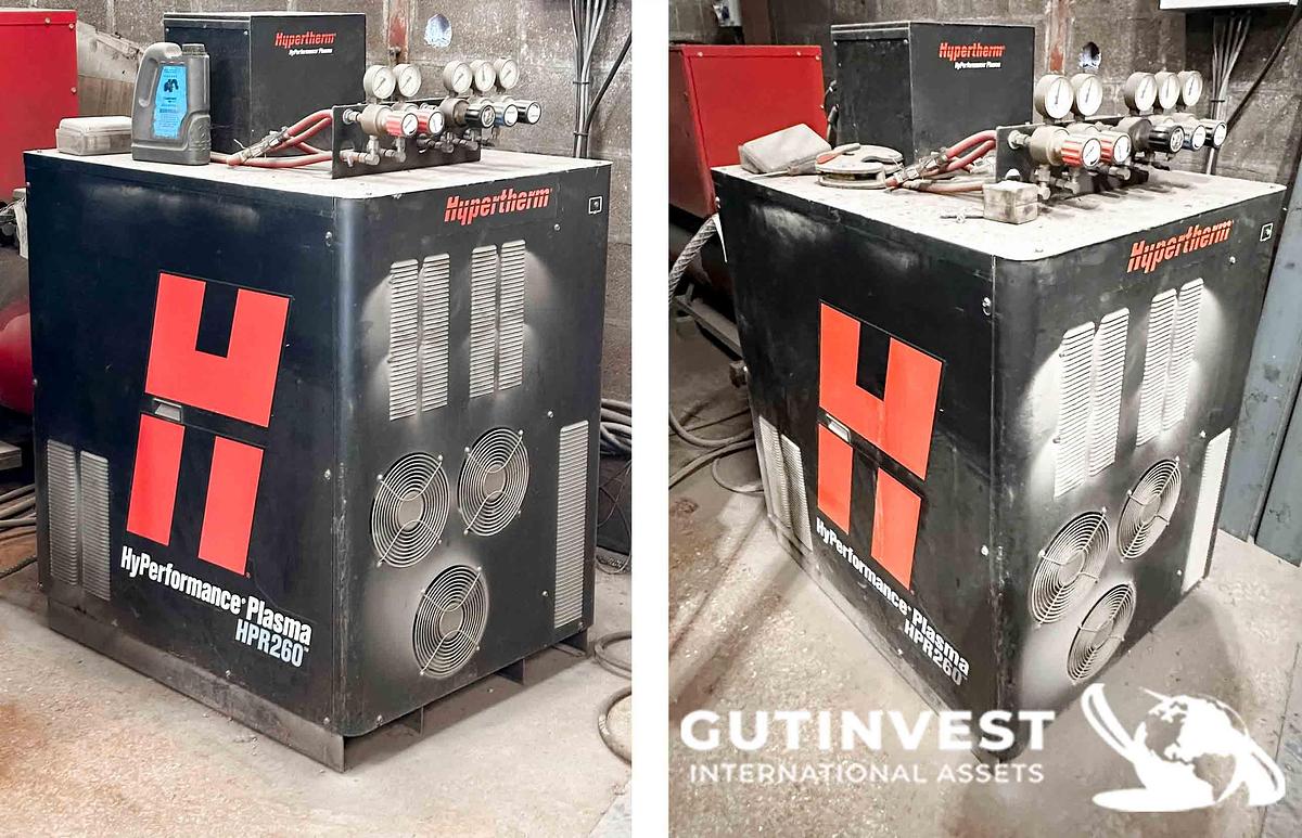Used 1 - Plasma cutting machine