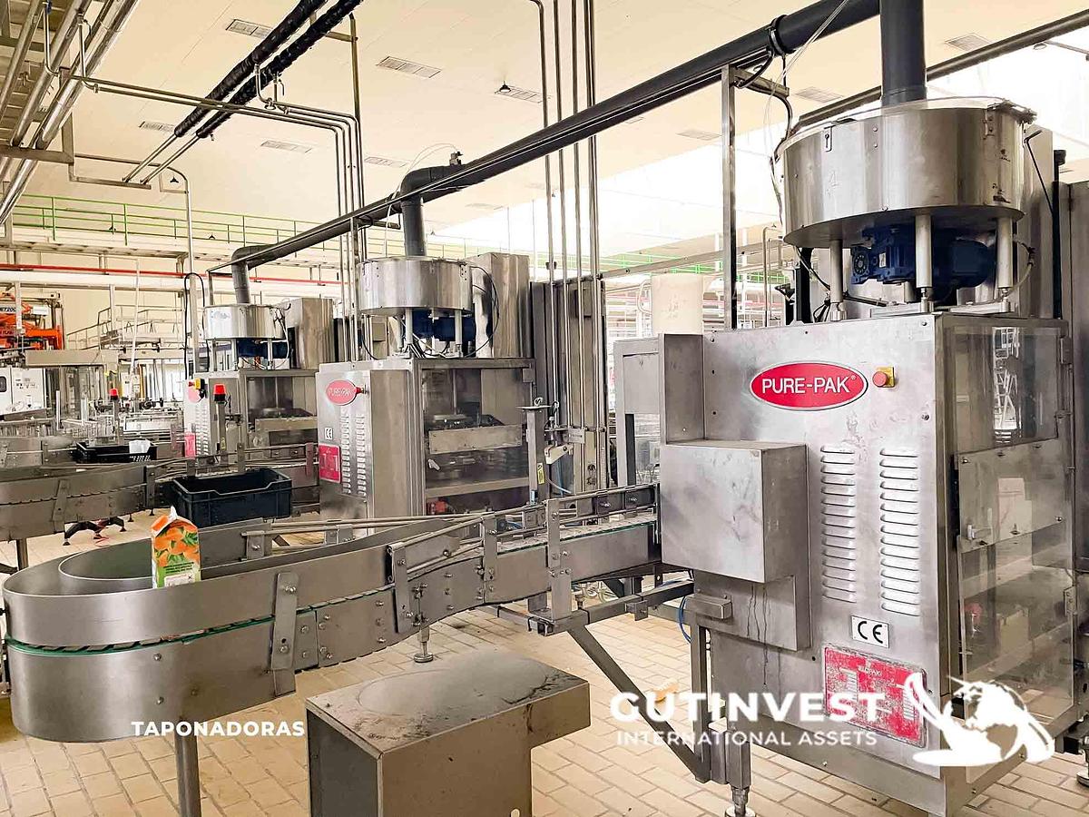Usado 3 - Linea aséptica de envasado en brik - De 200 ml. a 1 Litro
