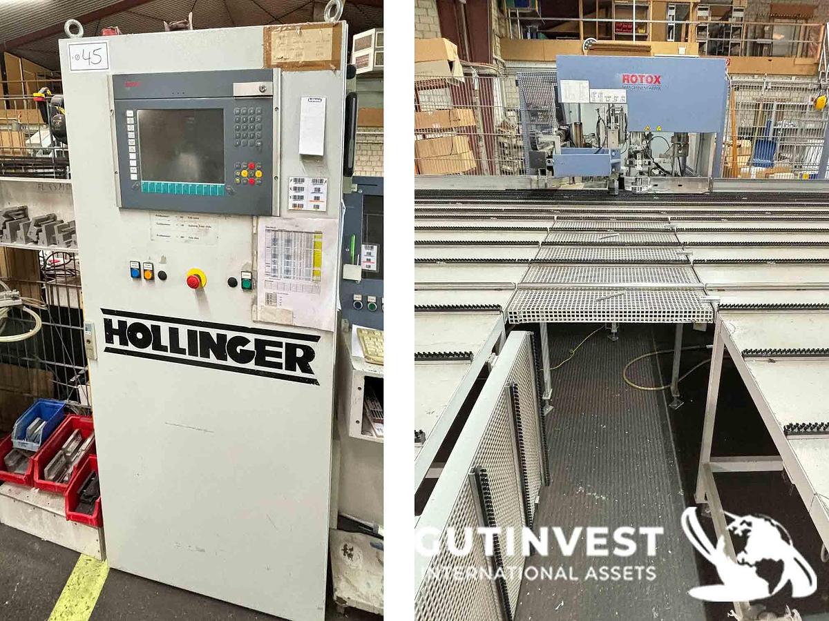 Used 4- head welding line for windows frames