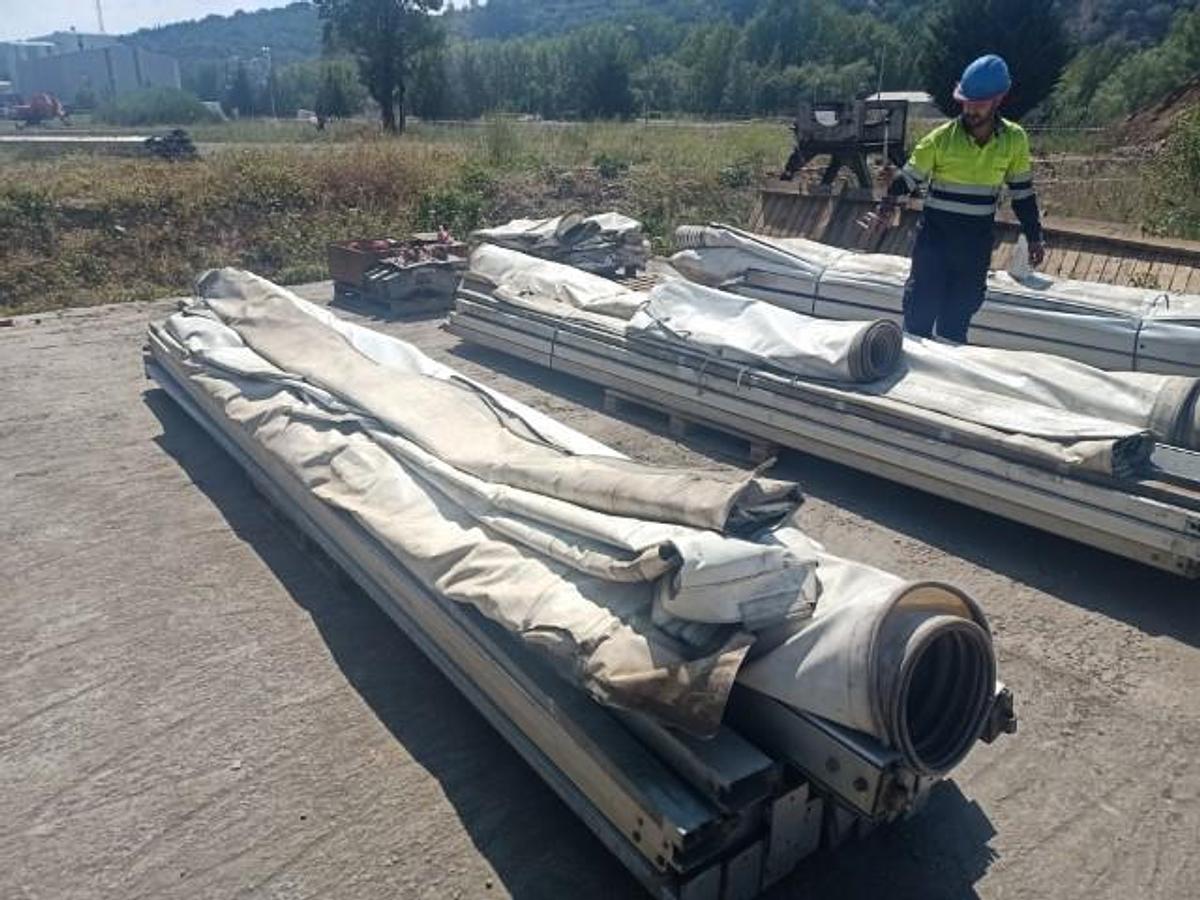 Usado 1 - Carpa industrial con lona de 300m2