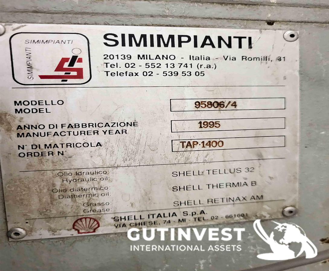Usado Prensa hidráulica industrial con 14 cilindros