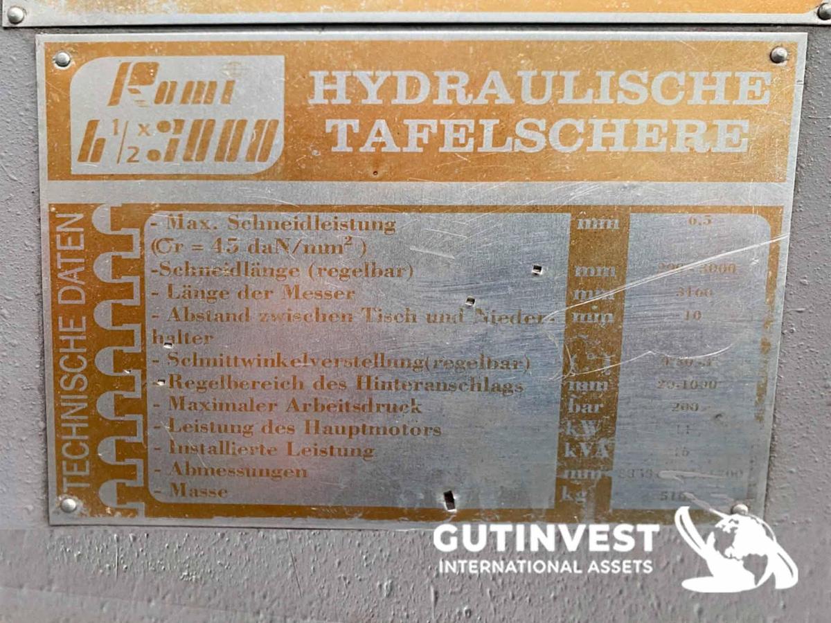 Used 2 - Shear press - 3 meters