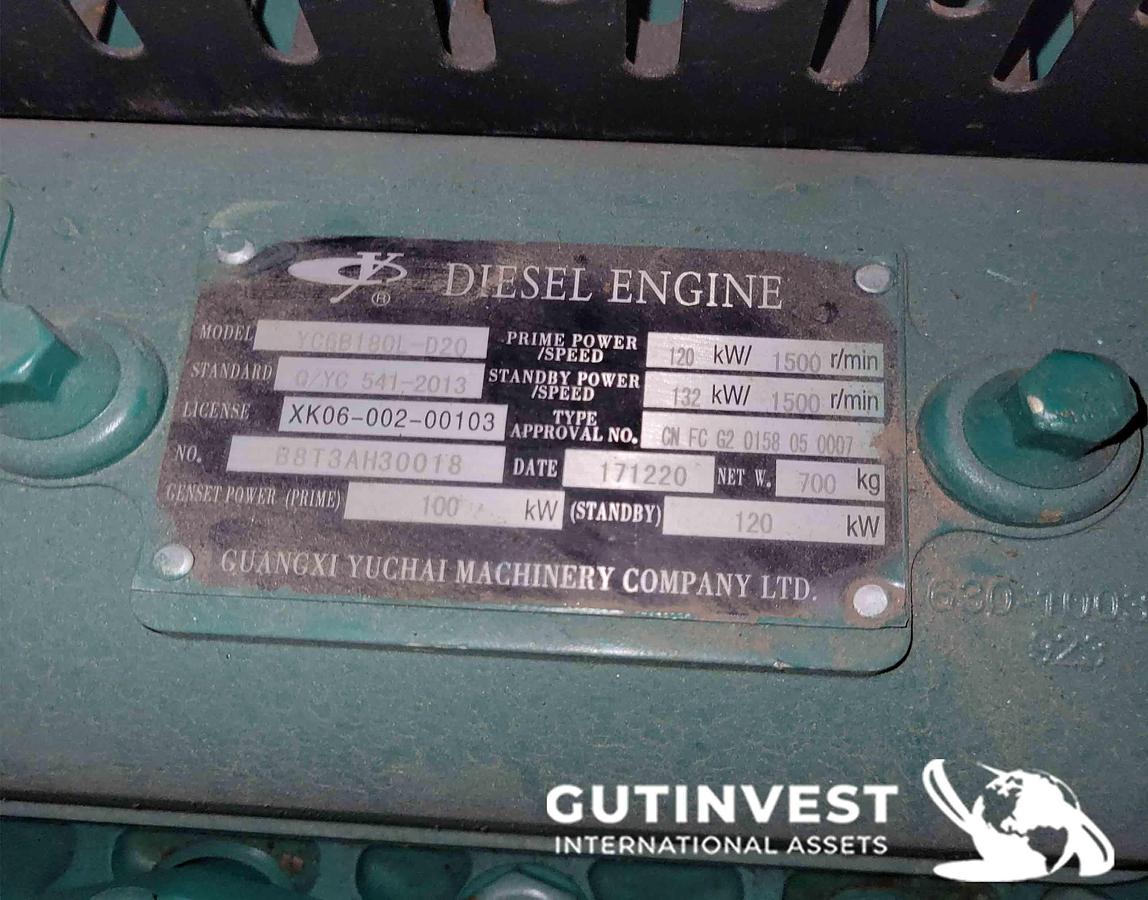 Usado 1 - Generador insonorizado diésel - 125kva