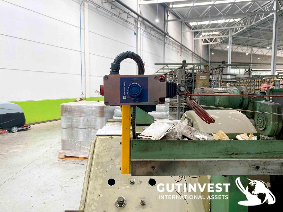 Used 1 - Sectional warping machine with two fillets
