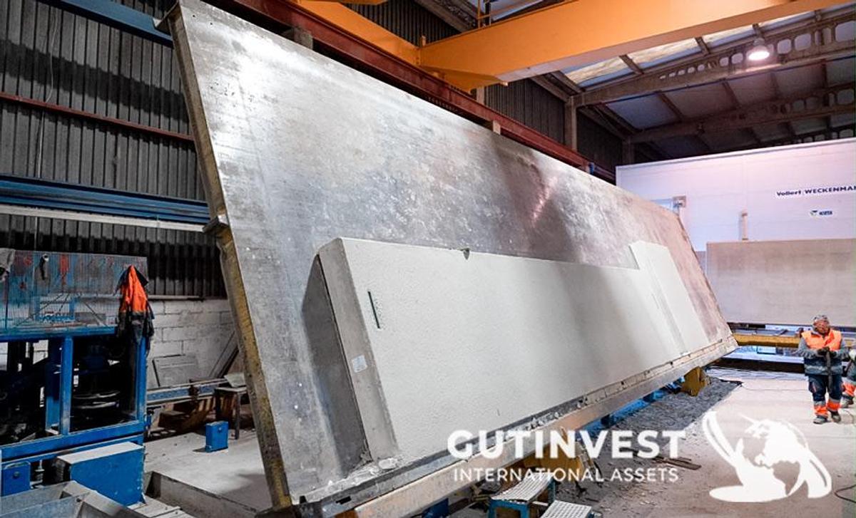 Used 1 - Complete line of precast concrete walls