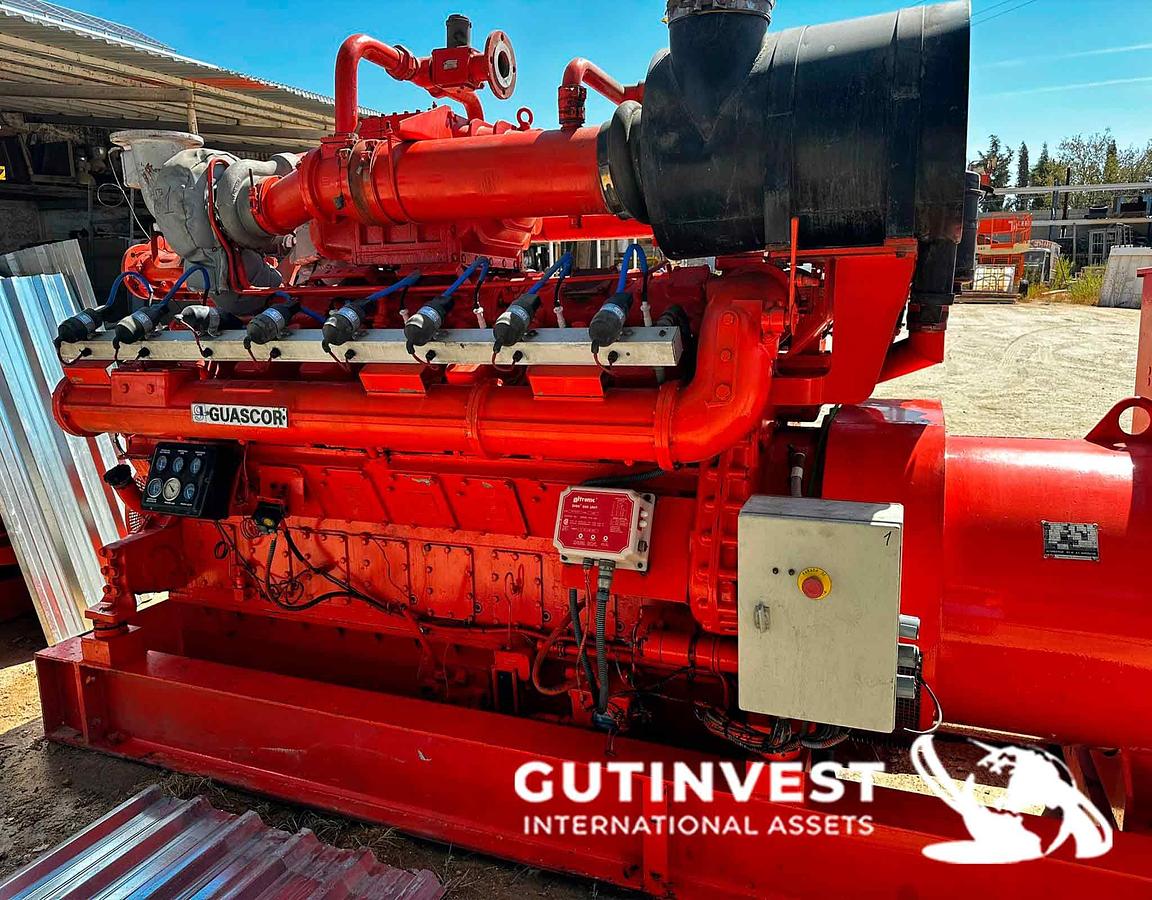 Usado 1 - Grupo electrógeno de gas natural - 875 kVA