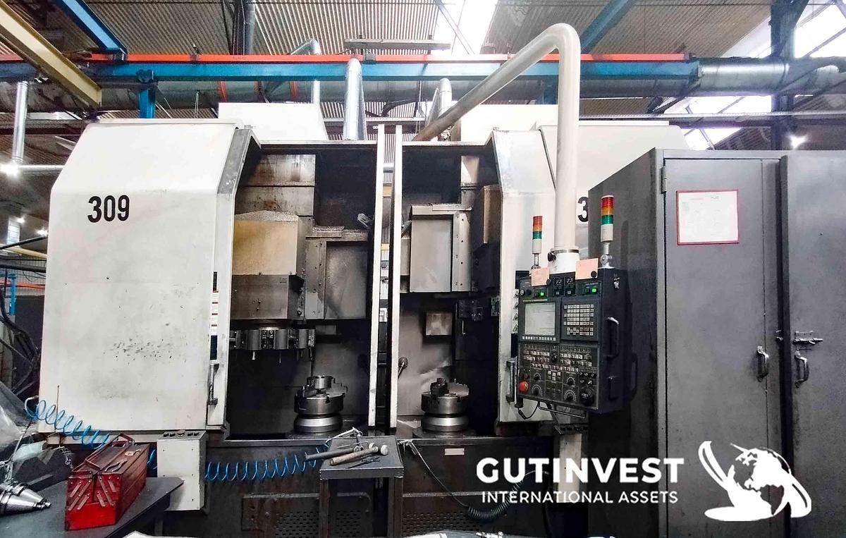 Usado 2 - Torno vertical CNC de doble husillo