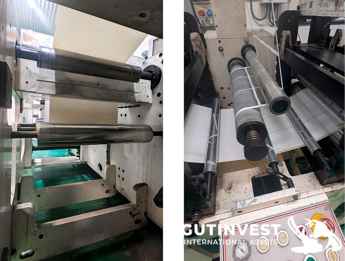 Used Flexographic roll and label printer
