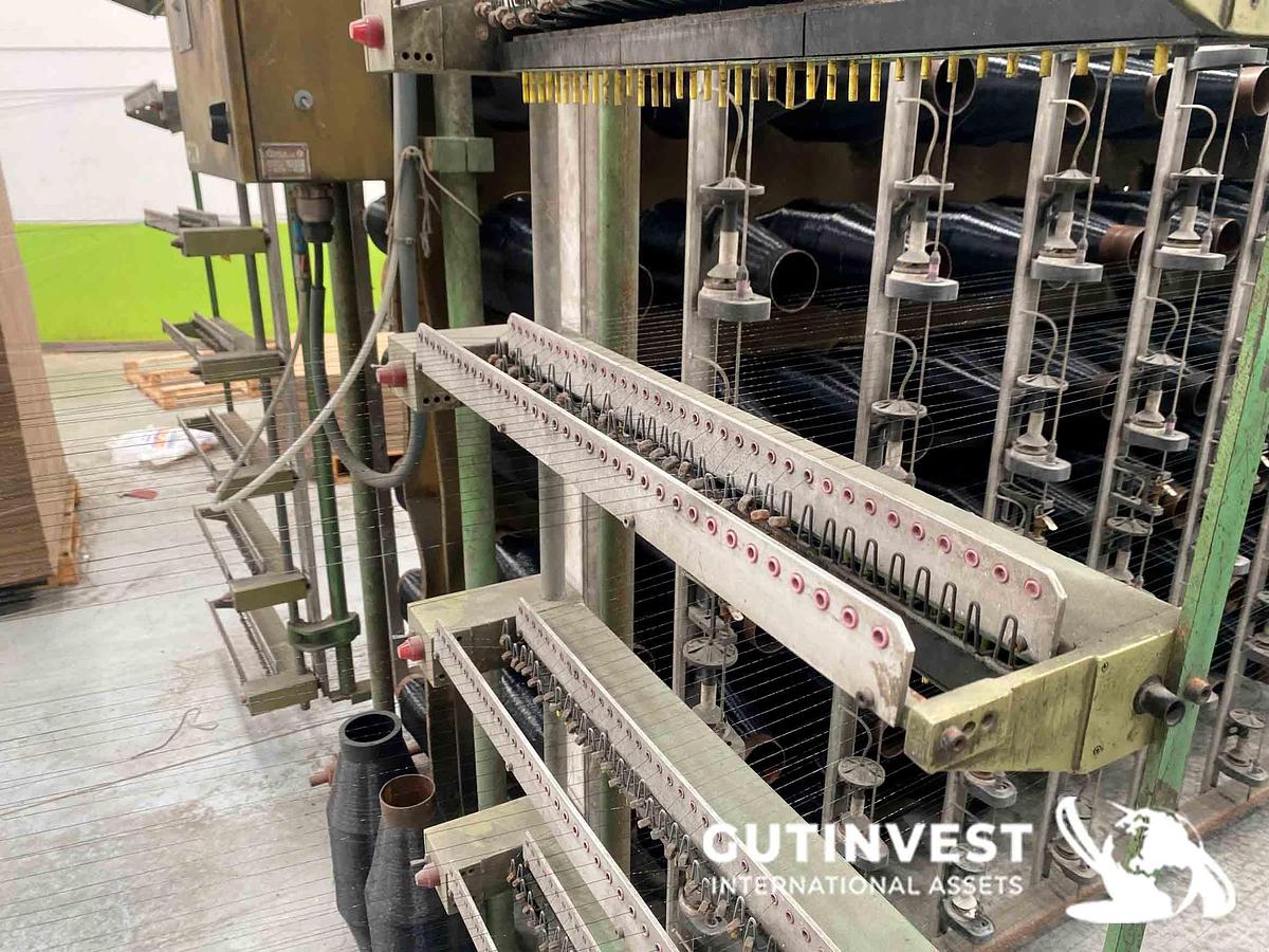 Used 1 - Sectional warping machine with two fillets