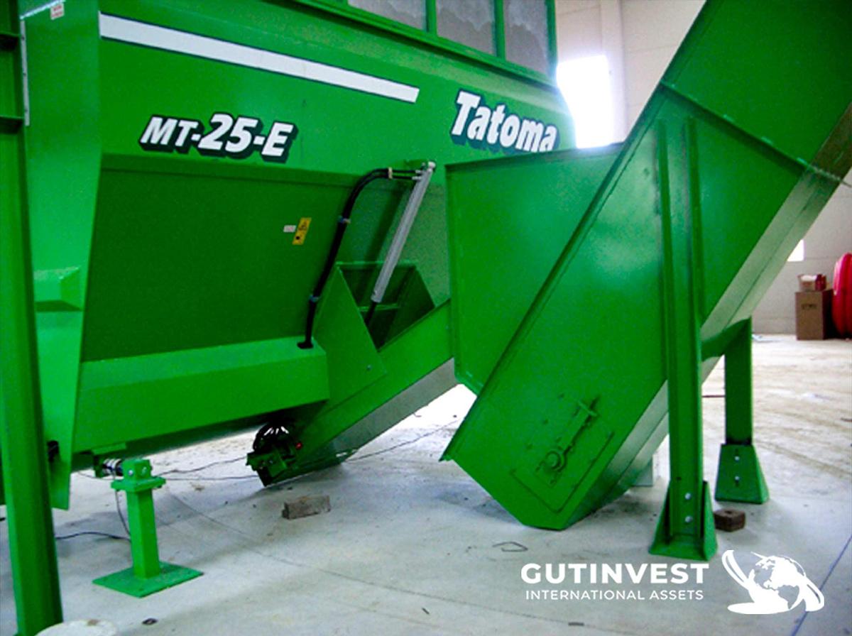 Used 1 - Complete line of bale pressing- 5,5 Tns/hour