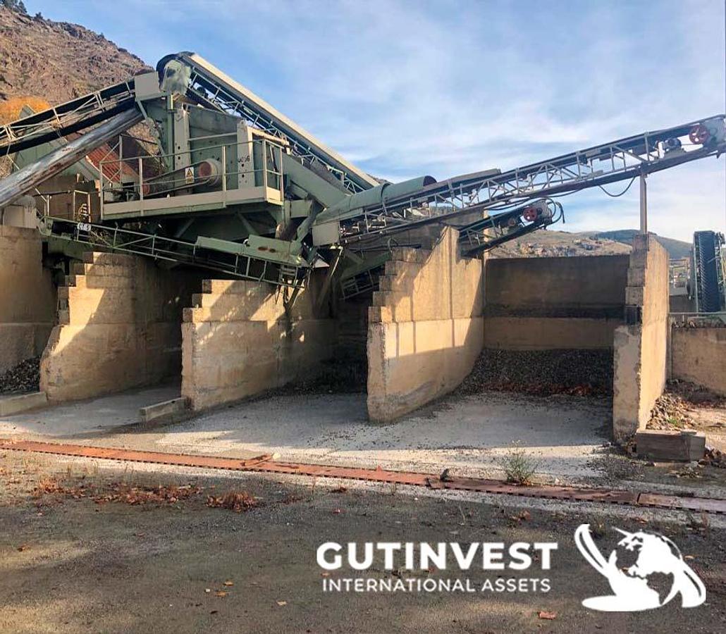 Used Construction Aggregate Screening Plant