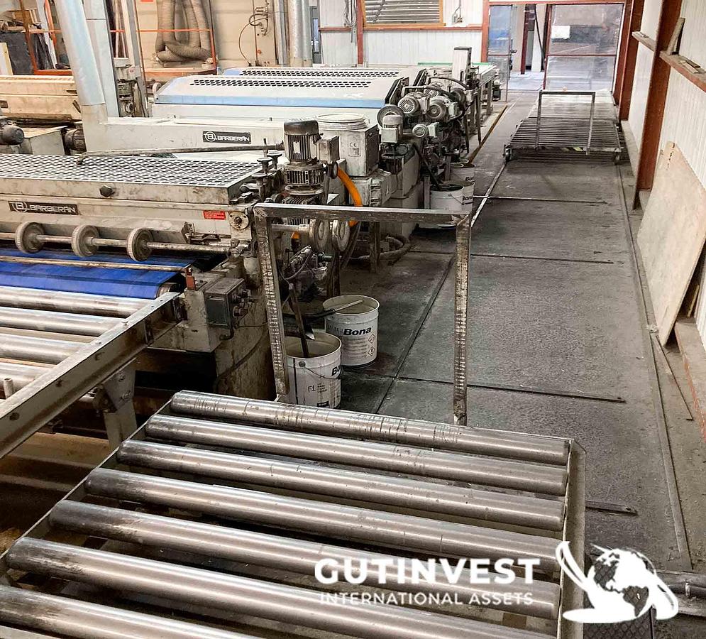 Used 1 - Varnishing line for wood parquet