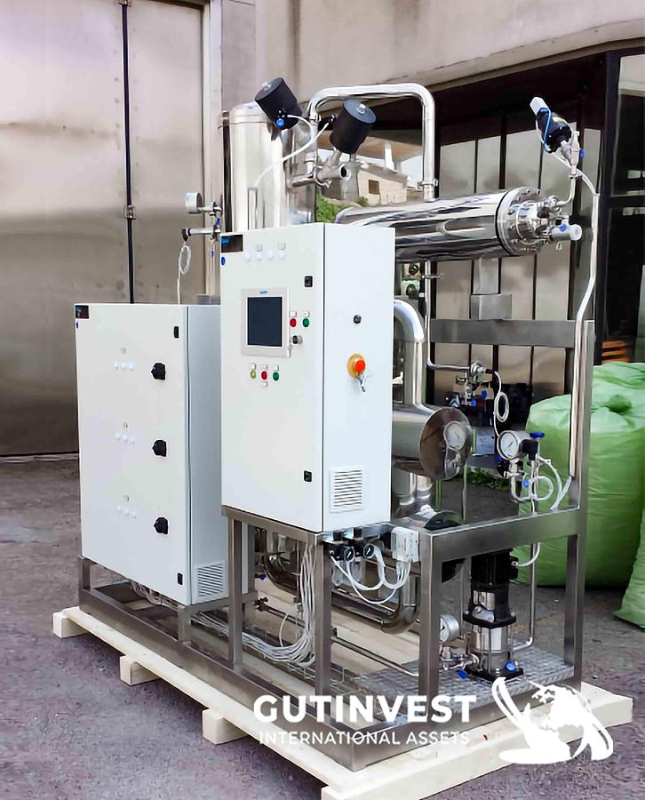 Usado 1 - Producción de agua destilada para inyección WFI.